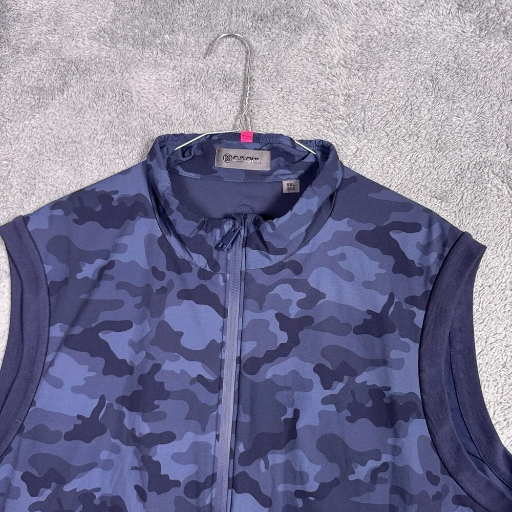 G/FORE Vest Mens 2XL XXL Maverick Hybrid Full Zip Double Knit Camo $325